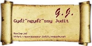 Gyöngyössy Judit névjegykártya