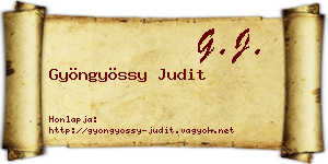 Gyöngyössy Judit névjegykártya