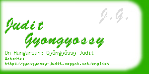 judit gyongyossy business card